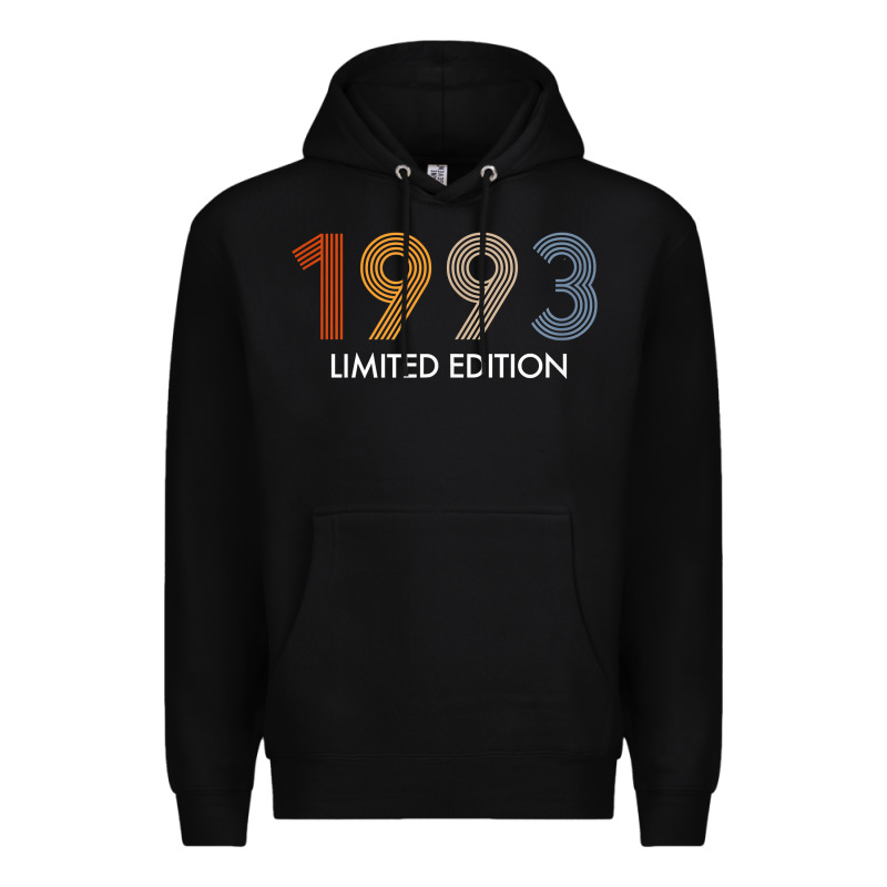 Retro 29 Years Vintage 1993 Limited Edition 29th Birthday T Shirt Premium Hoodie by linhVisuals | Teevron