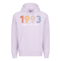 Lilac retro 29 years vintage 1993 limited edition 29th birthday t shirt Premium Hoodie - linhVisuals