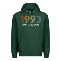 Sports Green retro 29 years vintage 1993 limited edition 29th birthday t shirt Premium Hoodie - linhVisuals