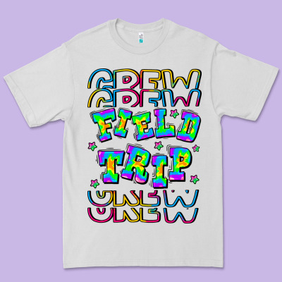 Crew Field Trip Premium Tee Designed By Cowhidedigitalart