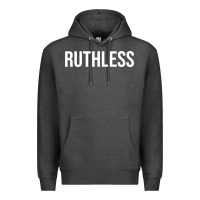 Charcoal Heather ruthless sweatshirt Premium Hoodie - linhVisuals
