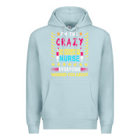 Blue Mist oncology nurse t  shirt i'm the crazy oncology nurse t  shirt Premium Hoodie - linhVisuals