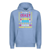 Colony Blue oncology nurse t  shirt i'm the crazy oncology nurse t  shirt Premium Hoodie - linhVisuals