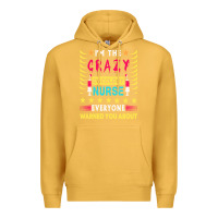 Mustard oncology nurse t  shirt i'm the crazy oncology nurse t  shirt Premium Hoodie - linhVisuals