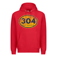 Red 304 west virginia home t shirt Premium Hoodie - linhVisuals
