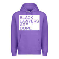 Purple black lawyers are dope sweatshirt Premium Hoodie - linhVisuals