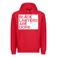 Red black lawyers are dope sweatshirt Premium Hoodie - linhVisuals