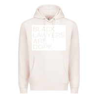 Pale Pink black lawyers are dope sweatshirt Premium Hoodie - linhVisuals