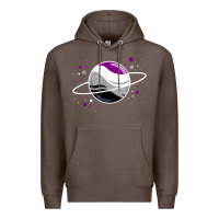 Coffee asexual outer space planet ace pride t shirt Premium Hoodie - linhVisuals