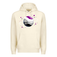 Sandshell asexual outer space planet ace pride t shirt Premium Hoodie - linhVisuals