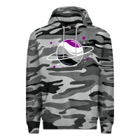 Slate Camo asexual outer space planet ace pride t shirt Premium Hoodie - linhVisuals
