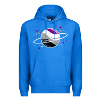 True Royal asexual outer space planet ace pride t shirt Premium Hoodie - linhVisuals