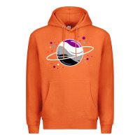 Carrot asexual outer space planet ace pride t shirt Premium Hoodie - linhVisuals