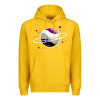 Lemon asexual outer space planet ace pride t shirt Premium Hoodie - linhVisuals