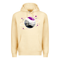Pina Colada asexual outer space planet ace pride t shirt Premium Hoodie - linhVisuals