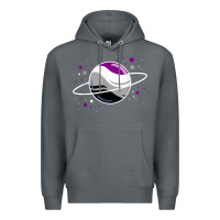 Rock asexual outer space planet ace pride t shirt Premium Hoodie - linhVisuals
