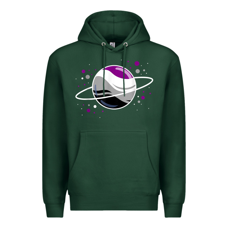 Asexual Outer Space Planet Ace Pride T Shirt Premium Hoodie by linhVisuals | Teevron