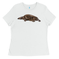 White Platypus Ladies Tee - LillyAllenDesigns