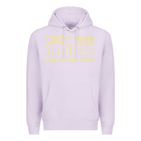Lilac may the lord be with you by jesus surfed apparel co premium t shirt Premium Hoodie - linhVisuals