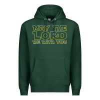 Sports Green may the lord be with you by jesus surfed apparel co premium t shirt Premium Hoodie - linhVisuals