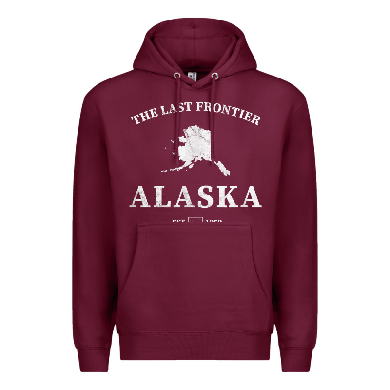 Alaska The Last Frontier T Shirt Premium Hoodie by linhVisuals | Teevron