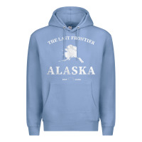 Colony Blue alaska the last frontier t shirt Premium Hoodie - linhVisuals