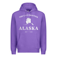 Purple alaska the last frontier t shirt Premium Hoodie - linhVisuals