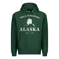 Sports Green alaska the last frontier t shirt Premium Hoodie - linhVisuals