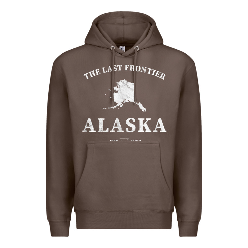 Alaska The Last Frontier T Shirt Premium Hoodie by linhVisuals | Teevron