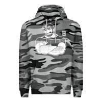 Slate Camo bobo bear   adam likes crossing arms t shirt Premium Hoodie - linhVisuals