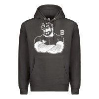 Smoke bobo bear   adam likes crossing arms t shirt Premium Hoodie - linhVisuals