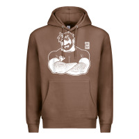 Chestnut bobo bear   adam likes crossing arms t shirt Premium Hoodie - linhVisuals