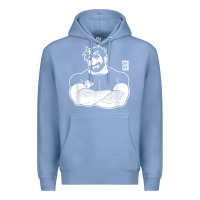 Colony Blue bobo bear   adam likes crossing arms t shirt Premium Hoodie - linhVisuals