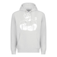 Dove Grey bobo bear   adam likes crossing arms t shirt Premium Hoodie - linhVisuals