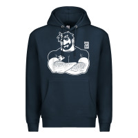 Navy bobo bear   adam likes crossing arms t shirt Premium Hoodie - linhVisuals
