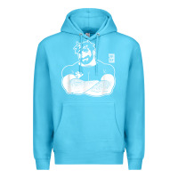 Ocean Blue bobo bear   adam likes crossing arms t shirt Premium Hoodie - linhVisuals