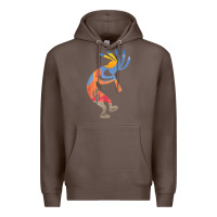 Coffee dancing kokopelli southwestern usa native american symbol t shirt Premium Hoodie - linhVisuals