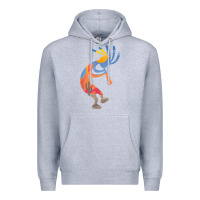 Heather Grey dancing kokopelli southwestern usa native american symbol t shirt Premium Hoodie - linhVisuals