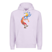 Lilac dancing kokopelli southwestern usa native american symbol t shirt Premium Hoodie - linhVisuals