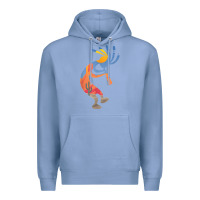 Colony Blue dancing kokopelli southwestern usa native american symbol t shirt Premium Hoodie - linhVisuals