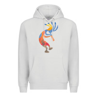 Dove Grey dancing kokopelli southwestern usa native american symbol t shirt Premium Hoodie - linhVisuals