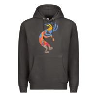 Smoke dancing kokopelli southwestern usa native american symbol t shirt Premium Hoodie - linhVisuals