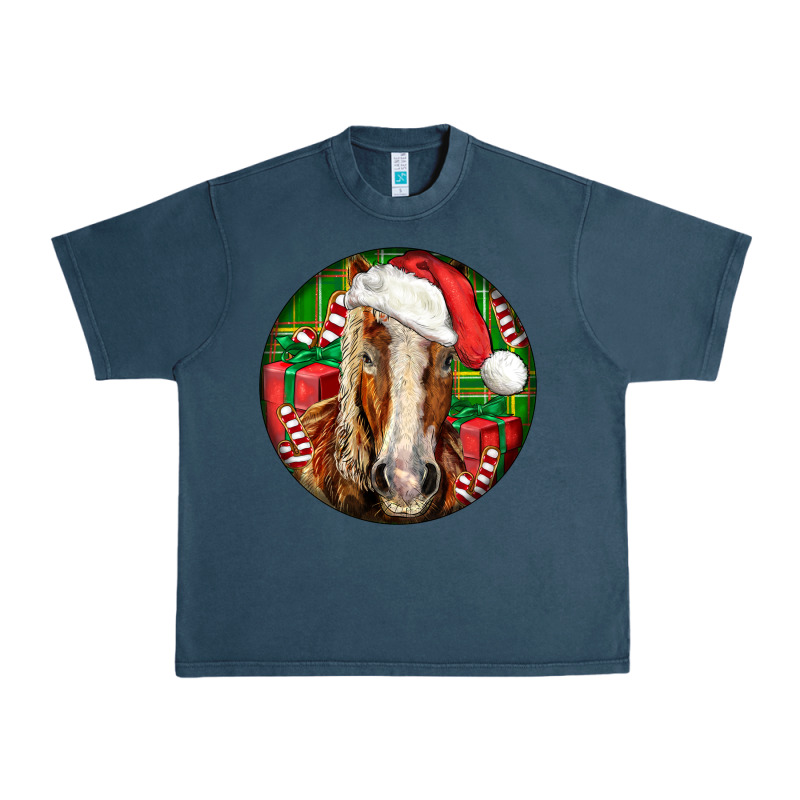 Belgian Horse  Christmas Urban Heavy Tee by LillyAllenDesigns | Teevron
