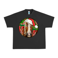 Pigment Black Belgian Horse  Christmas Urban Heavy Tee - LillyAllenDesigns