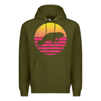 Army Green classic manatee gift t shirt Premium Hoodie - linhVisuals