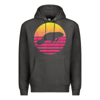 Charcoal Heather classic manatee gift t shirt Premium Hoodie - linhVisuals
