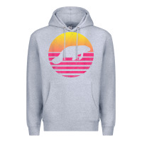 Heather Grey classic manatee gift t shirt Premium Hoodie - linhVisuals