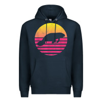 Navy classic manatee gift t shirt Premium Hoodie - linhVisuals