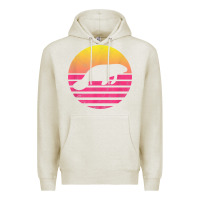 Oatmeal Heather classic manatee gift t shirt Premium Hoodie - linhVisuals