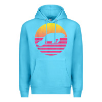 Ocean Blue classic manatee gift t shirt Premium Hoodie - linhVisuals